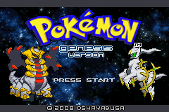 Pokemon Genesis Title Screen